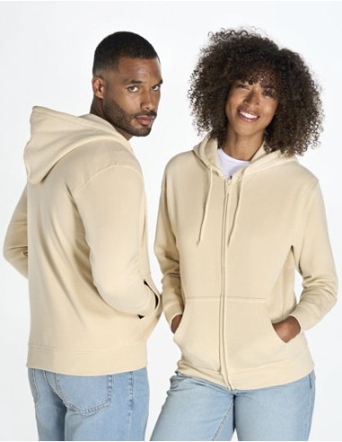JHK-SWHOODECO-Unisex Hooded Full Zip Sweat Fuji